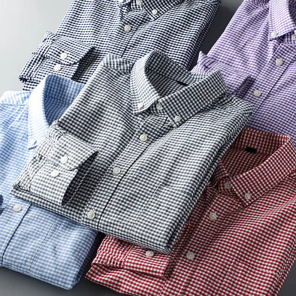 Men's Checked Full Sleeve Shirt - MerinoWear