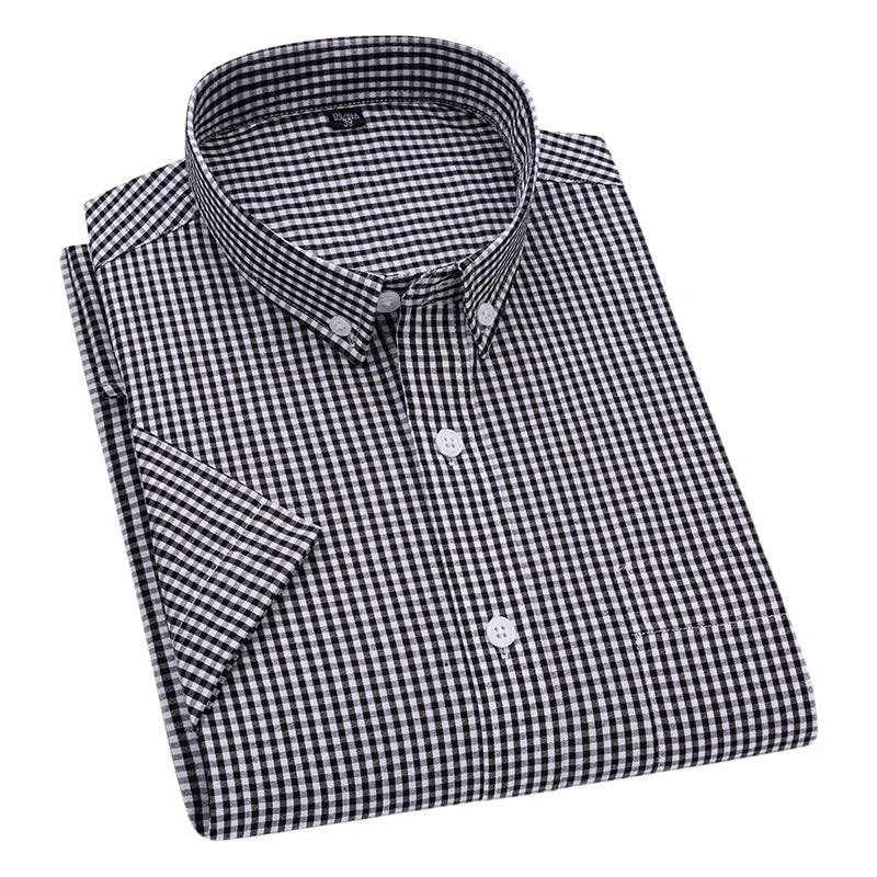 Checked Half Sleeve Mens Shirt - MerinoWear