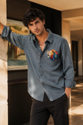 Chromatic Roar Embroidered Shirt