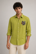 Acorn Squirrel Embroidered Shirt