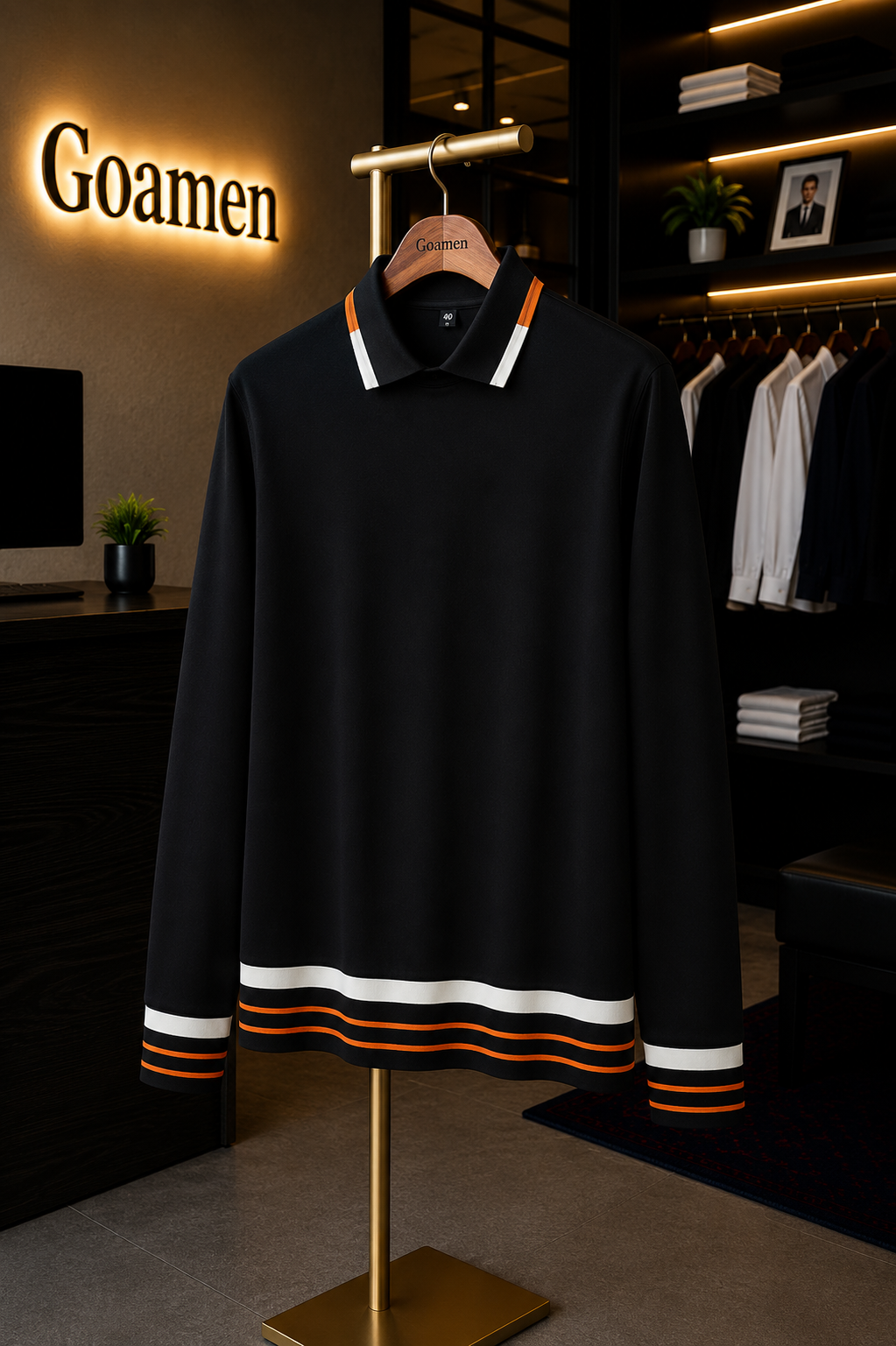 Full Sleeve Polo T-Shirt - MerinoWear