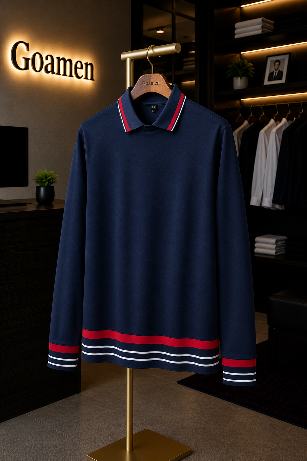 Full Sleeve Polo T-Shirt - MerinoWear