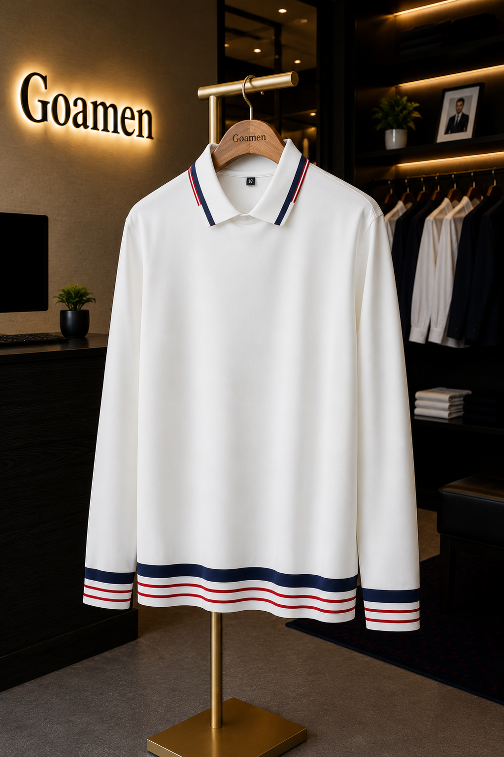 Full Sleeve Polo T-Shirt - MerinoWear