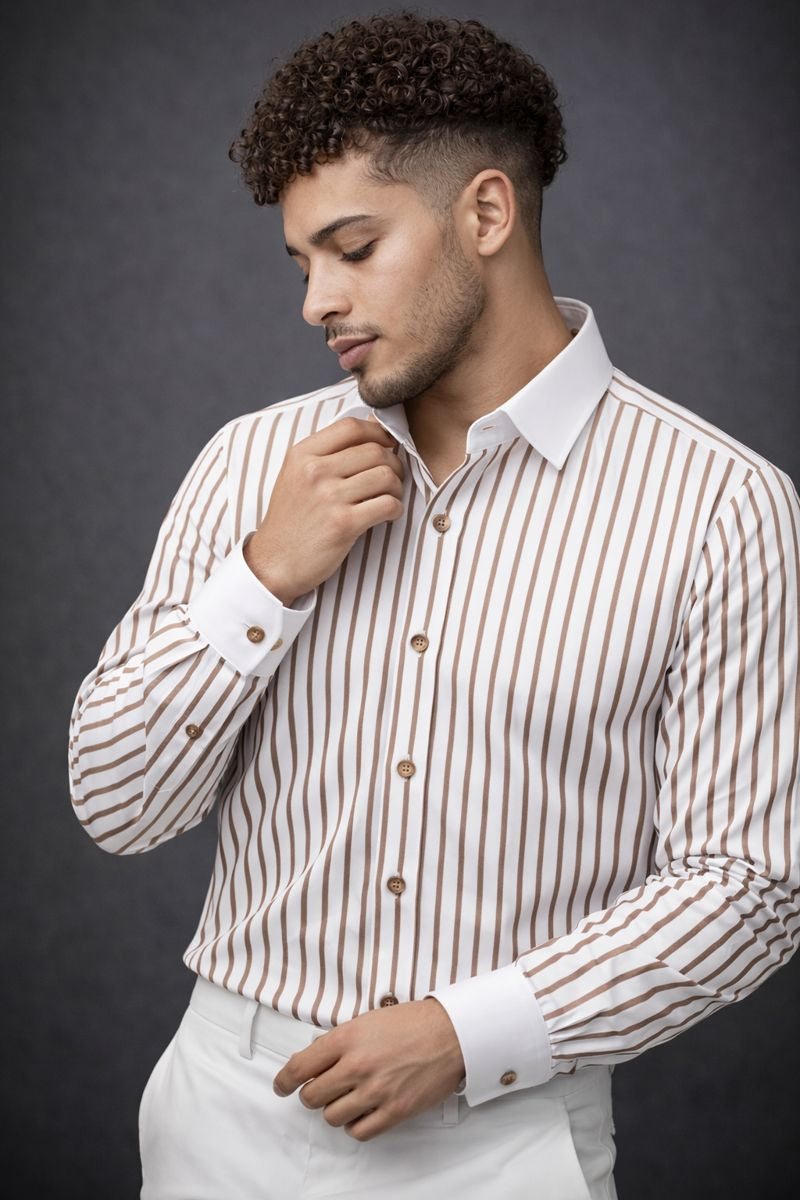MerinoWear Premium Stripe Formal Shirt