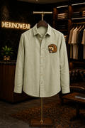 Woodland Hedgehog Embroidered Shirt