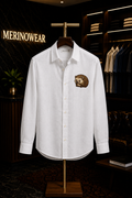 MerinoWear Hedgehog White Linen Shirt