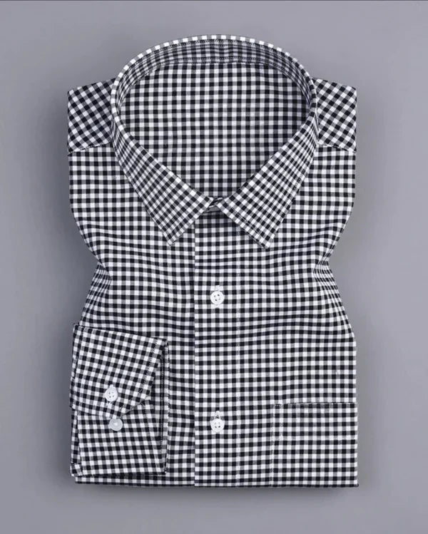 Men's Checked Full Sleeve Shirt - MerinoWear