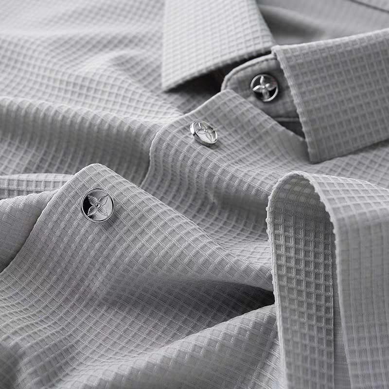 Men's Textured Half Sleeve Shirt - MerinoWear