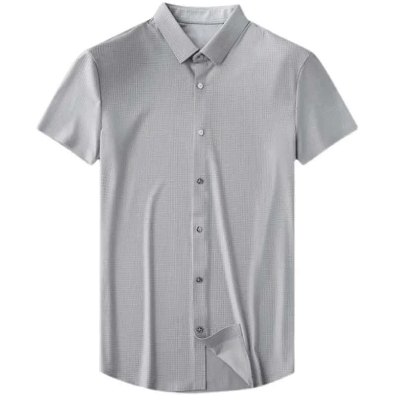 Men's Textured Half Sleeve Shirt - MerinoWear