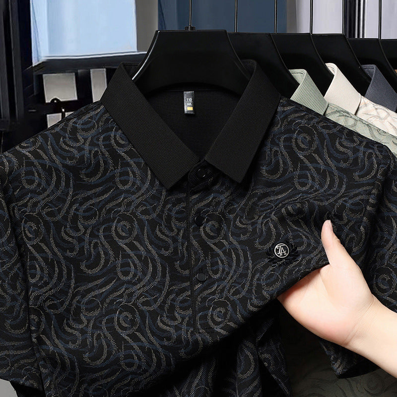 MerinoWear Textured Polo T-Shirt – Modern & Timeless Elegance
