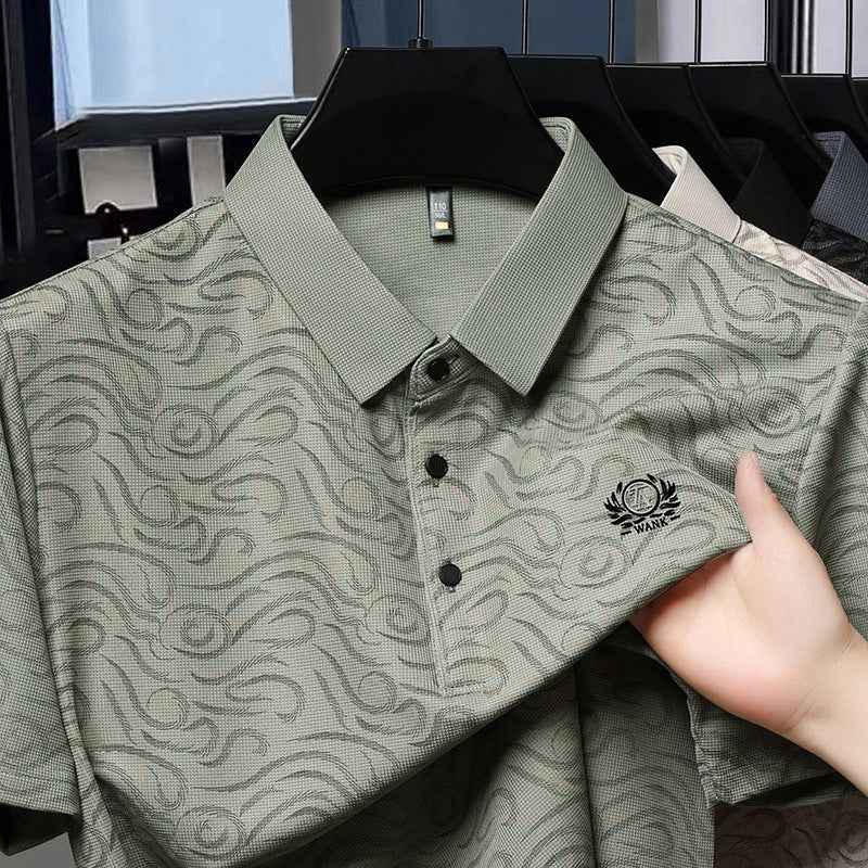 MerinoWear Textured Polo T-Shirt – Modern & Timeless Elegance