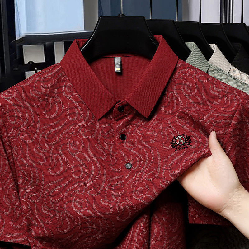 MerinoWear Textured Polo T-Shirt – Modern & Timeless Elegance
