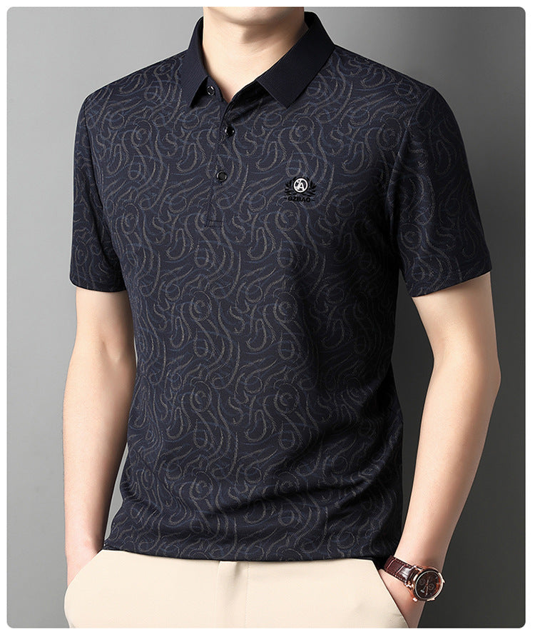 MerinoWear Textured Polo T-Shirt – Modern & Timeless Elegance