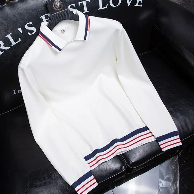 Men's Imported Full Sleeve Polo T-Shirt - MerinoWear