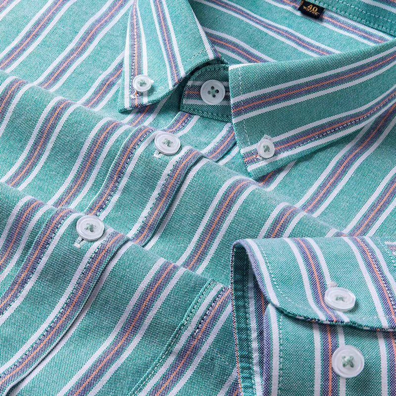 Men's Striped Full Sleeve Shirt - MerinoWear