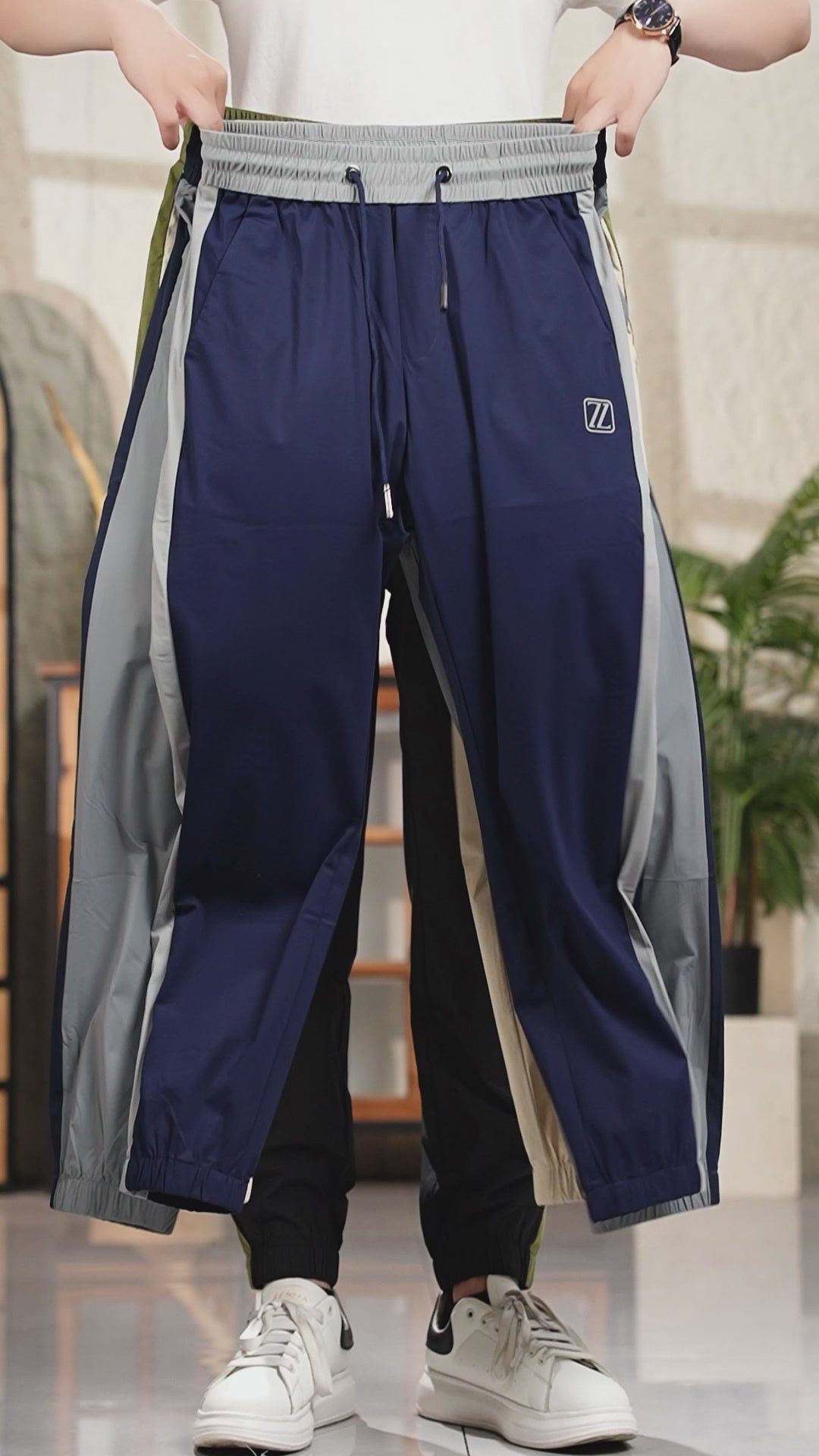 MerinoWear Joggers – Premium Comfort in Dual-Tone Style