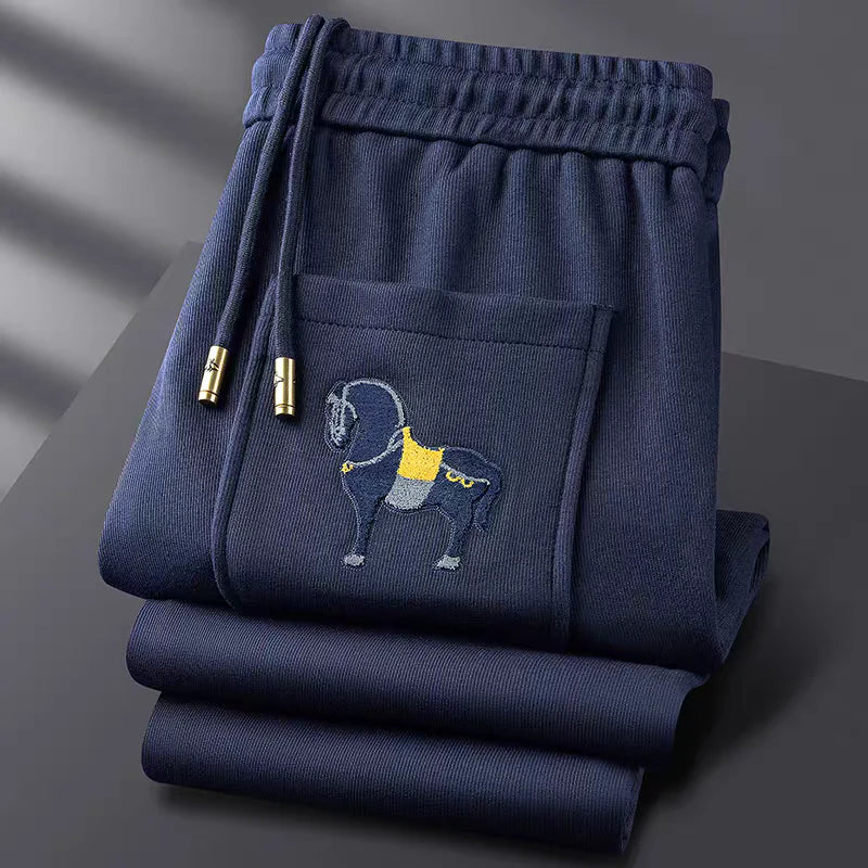 Majestic Horse Embroidered Track Pants
