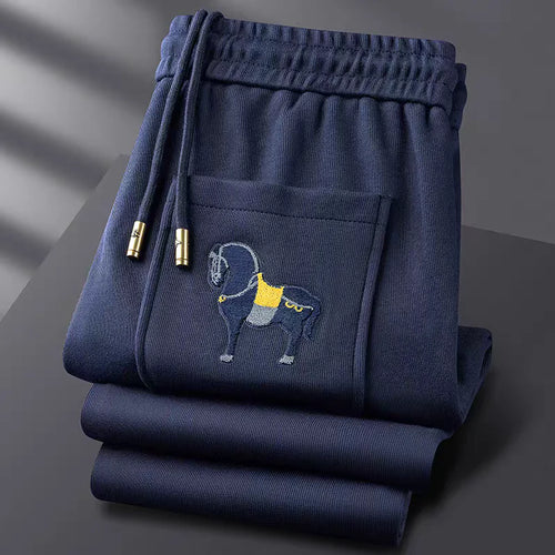 Majestic Horse Embroidered Track Pants