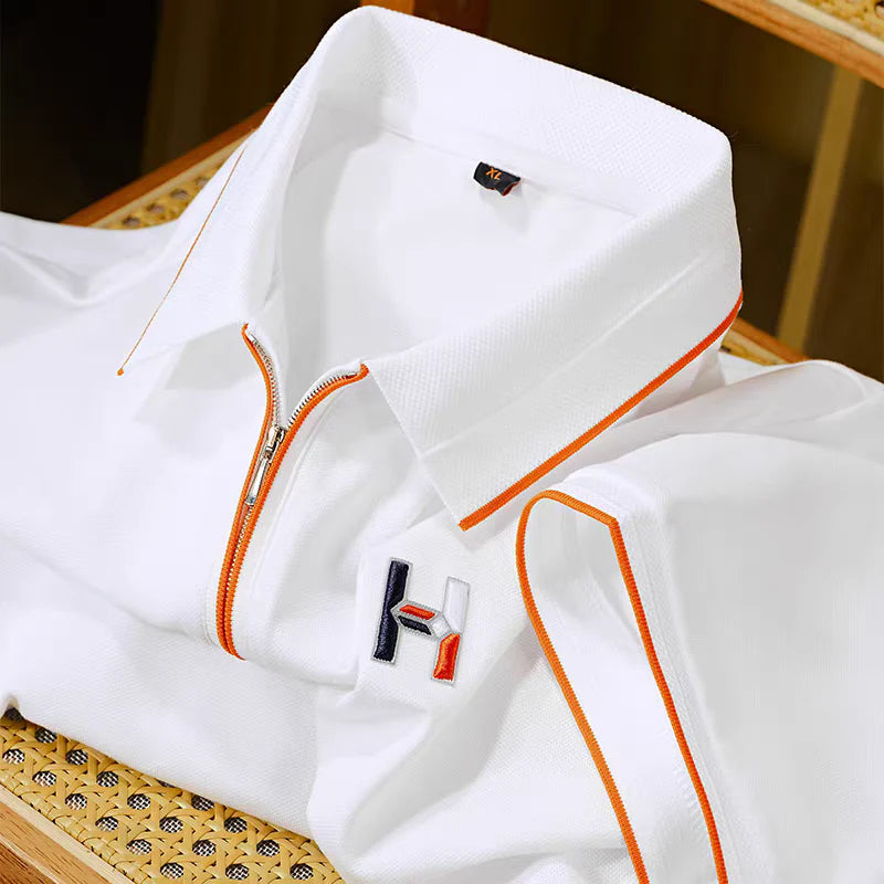 Velocity Edge Zip Polo T-Shirt