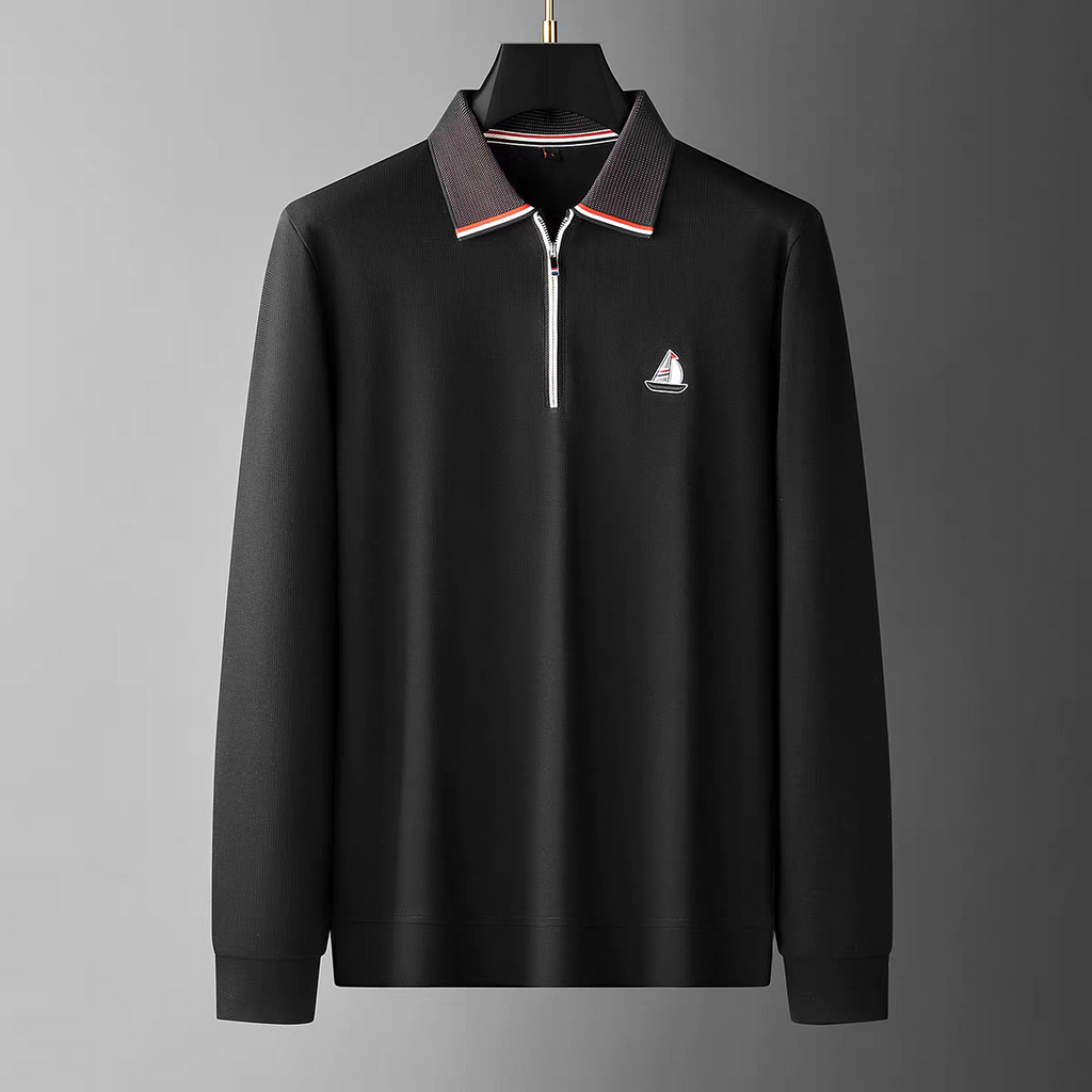 MerinoWear Voyager Elite Quarter-Zip Polo –T-shirt