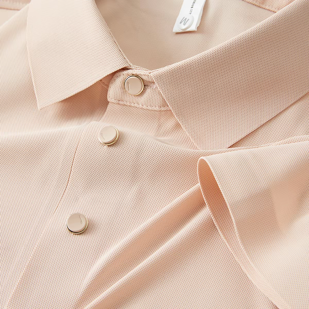 Men's Blush Beige Premium Solid Polo T-Shirt