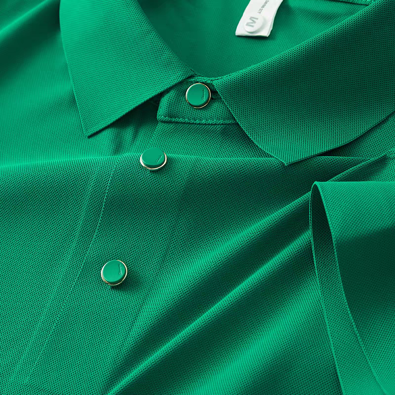 Men's Emerald Green Premium Solid Polo T-Shirt