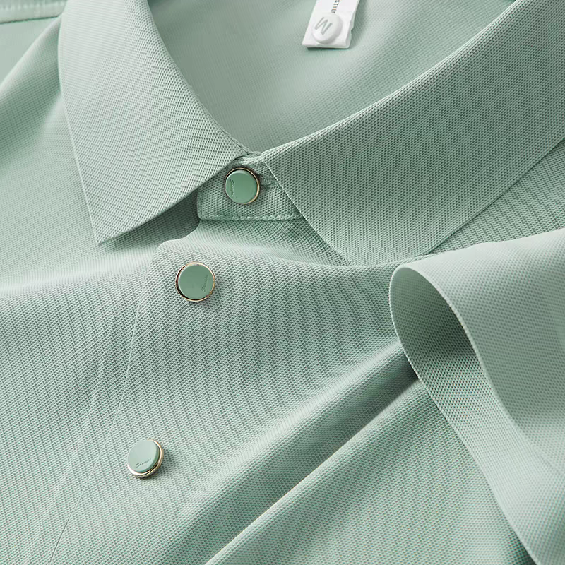 Men's Mint Green Premium Solid Polo T-Shirt