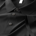 Men's Jet Black Premium Solid Polo T-Shirt